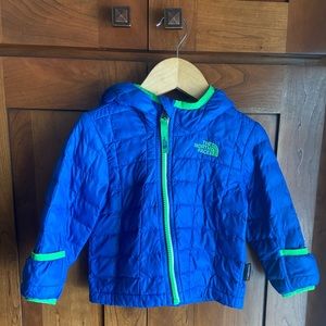 Northface Blue Infant coat 6-12 months